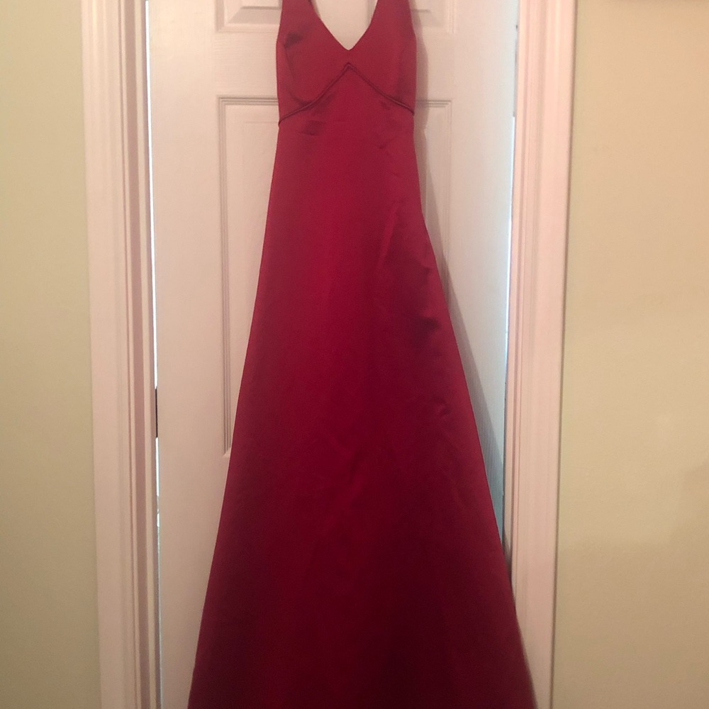 Red Pageant or Prom Dress - Picture 2 of 7